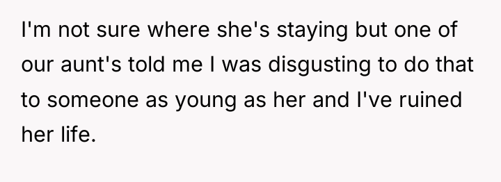 I'm not sure where she's staying but one of our...