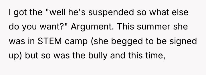 I got the "well he's suspended so what else do...