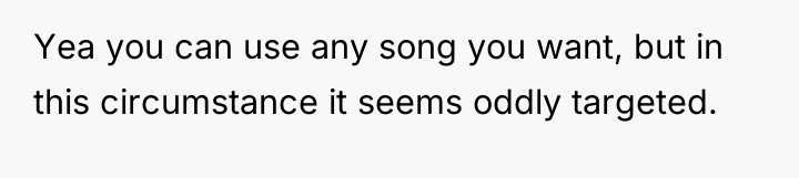 Yea you can use any song you want, but in...