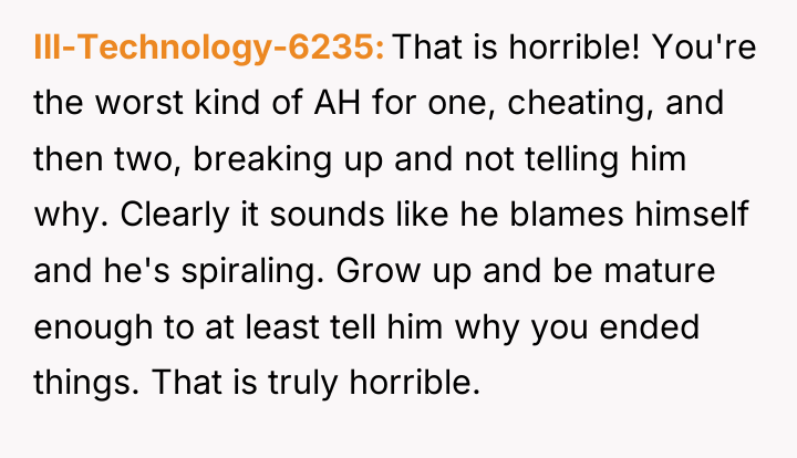 Ill-Technology-6235 That is horrible! You're the worst kind of AH...