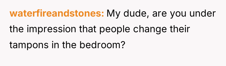 waterfireandstones My dude, are you under the impression that people...