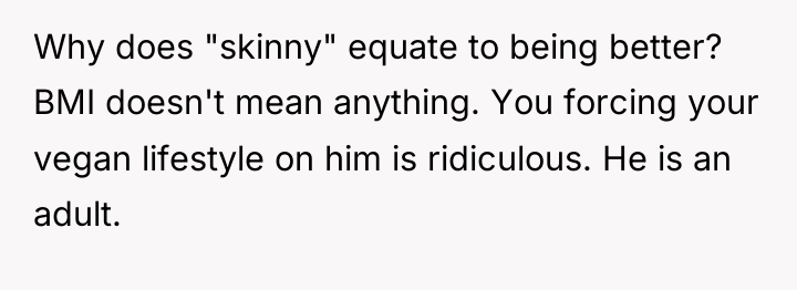 Why does "skinny" equate to being better? BMI doesn't mean...