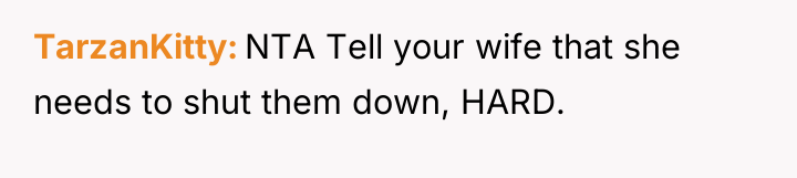 TarzanKitty NTA Tell your wife that she needs to shut...