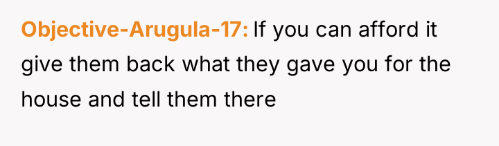 Objective-Arugula-17 If you can afford it give them back what...