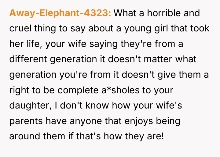 Away-Elephant-4323 What a horrible and cruel thing to say about...