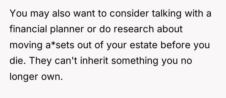You may also want to consider talking with a financial...