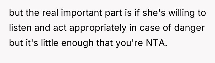 but the real important part is if she's willing to...