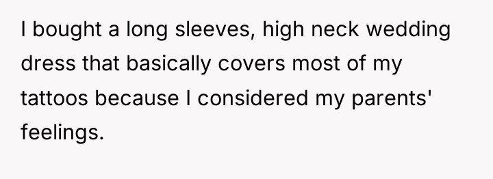 I bought a long sleeves, high neck wedding dress that...