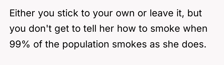 Either you stick to your own or leave it, but...