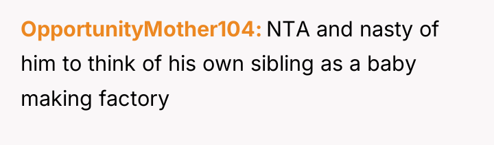OpportunityMother104 NTA and nasty of him to think of his...