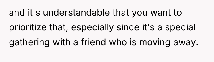 and it's understandable that you want to prioritize that, especially...