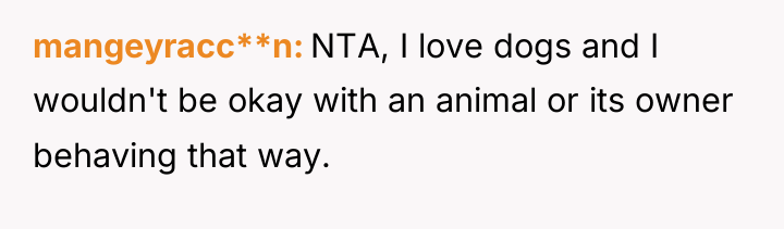 mangeyracc**n NTA, I love dogs and I wouldn't be okay...