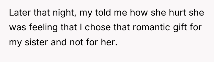 Later that night, my told me how she hurt she...
