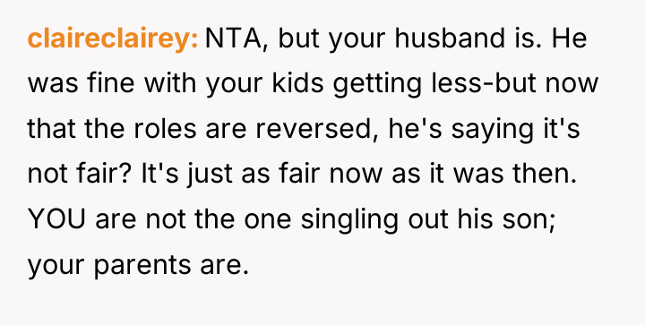 claireclairey NTA, but your husband is. He was fine with...
