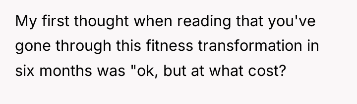 My first thought when reading that you've gone through this...