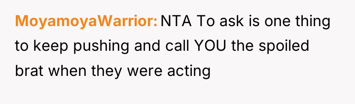 MoyamoyaWarrior NTA To ask is one thing to keep pushing...