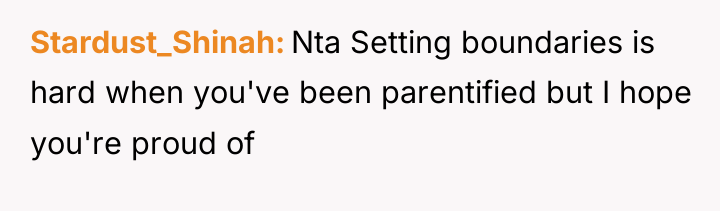 Stardust_Shinah Nta Setting boundaries is hard when you've been parentified...