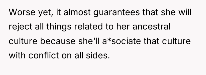 Worse yet, it almost guarantees that she will reject all...