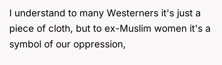 I understand to many Westerners it's just a piece of...