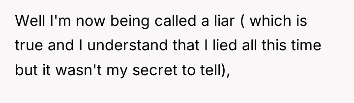 Well I'm now being called a liar ( which is...