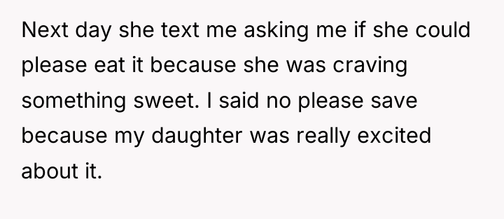 Next day she text me asking me if she could...