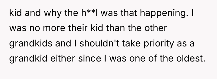 kid and why the h**l was that happening. I was...