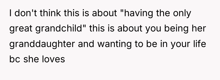 I don't think this is about "having the only great...