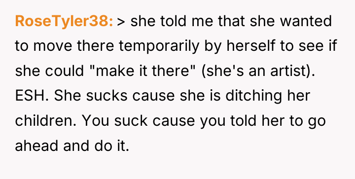 RoseTyler38 > she told me that she wanted to move...