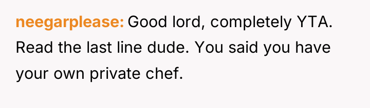 neegarplease Good lord, completely YTA. Read the last line dude....