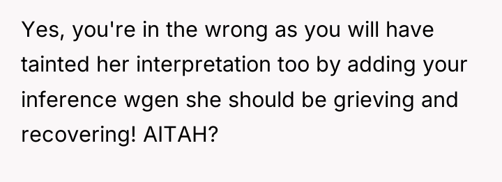 Yes, you're in the wrong as you will have tainted...
