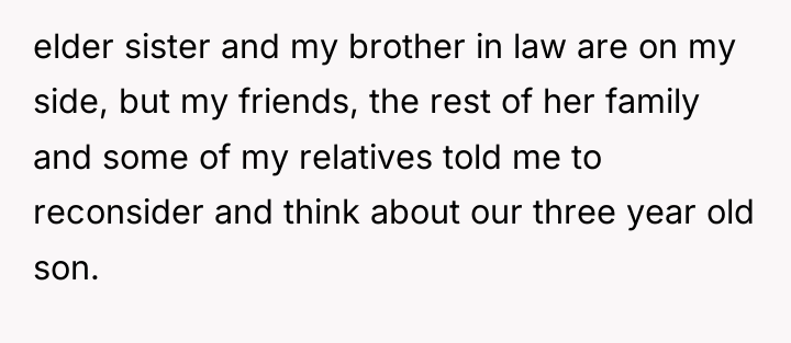 elder sister and my brother in law are on my...