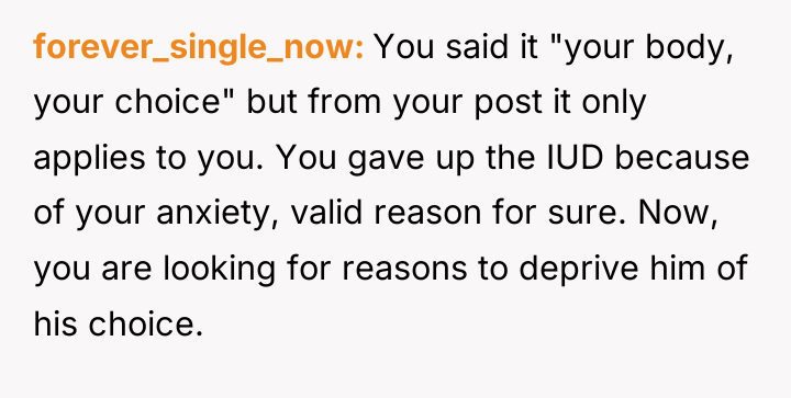 forever_single_now You said it "your body, your choice" but from...