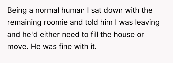 Being a normal human I sat down with the remaining...