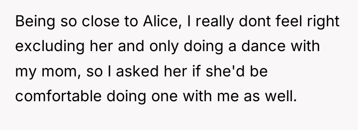 Being so close to Alice, I really dont feel right...