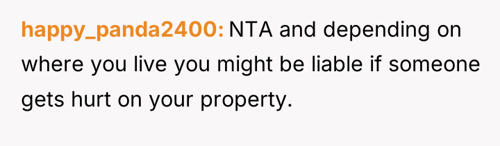 happy_panda2400 NTA and depending on where you live you might...