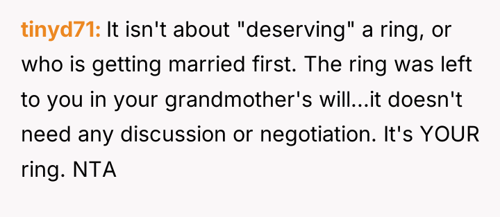 tinyd71 It isn't about "deserving" a ring, or who is...
