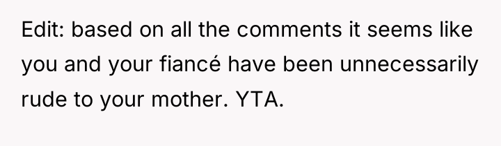 Edit: based on all the comments it seems like you...