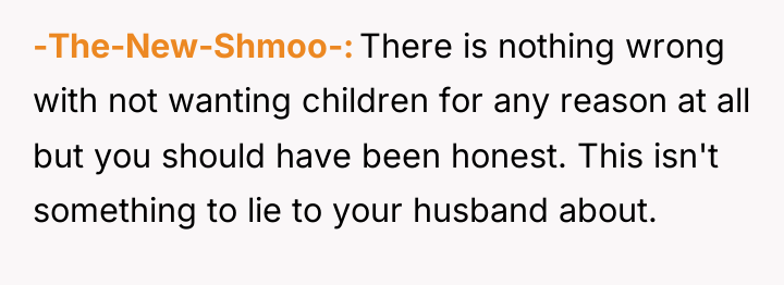 -The-New-Shmoo- There is nothing wrong with not wanting children for...