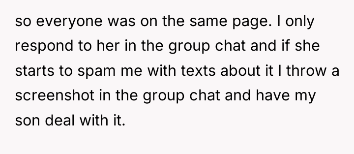 so everyone was on the same page. I only respond...