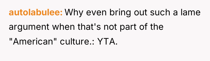 autolabulee Why even bring out such a lame argument when...