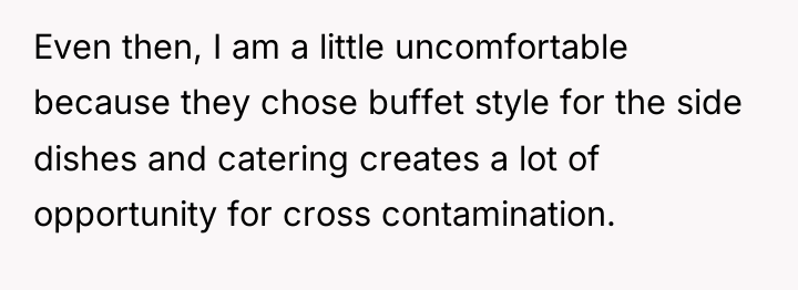 Even then, I am a little uncomfortable because they chose...
