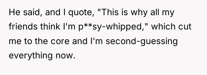 He said, and I quote, "This is why all my...