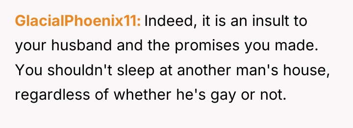 GlacialPhoenix11 Indeed, it is an insult to your husband and...