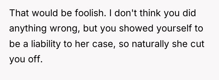 That would be foolish. I don't think you did anything...