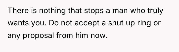There is nothing that stops a man who truly wants...