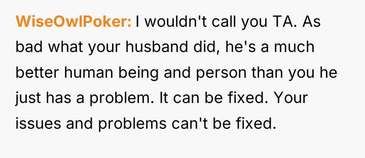 WiseOwlPoker I wouldn't call you TA. As bad what your...