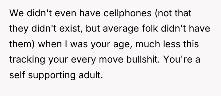 We didn't even have cellphones (not that they didn't exist,...