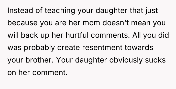 Instead of teaching your daughter that just because you are...