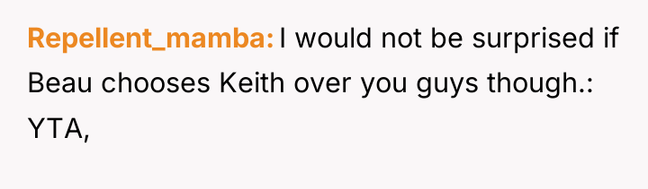 Repellent_mamba I would not be surprised if Beau chooses Keith...