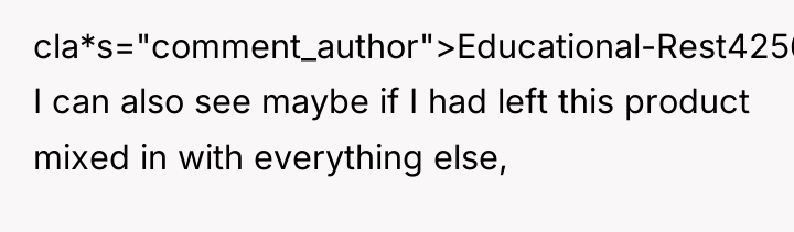 cla*s="comment_author">Educational-Rest4256: I can also see maybe if I had left...